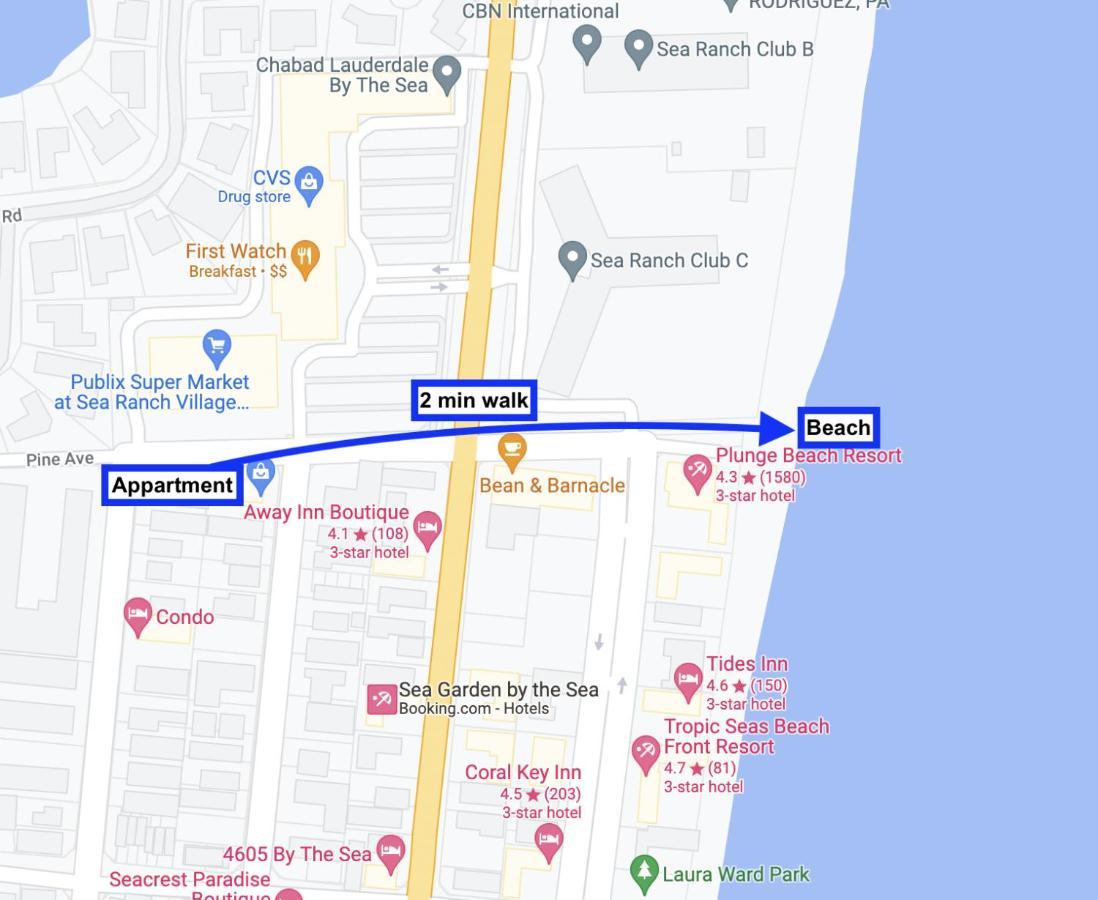 Great Location Condo 2 Min Walk From The Beach Fort Lauderdale Exterior photo